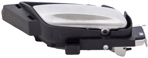 Int Door Handle Front/Rear Right Satin Chrome Lever/Black Housing - Dorman 81502