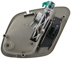 New Interior Door Handle - Front Left, Rear Left - Chrome & Green - Dorman 81662