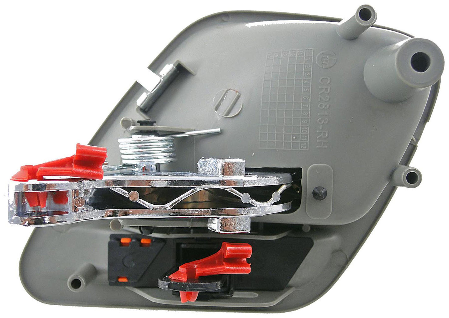 New Right Interior Door Handle - Chrome & Gray - Dorman 81667