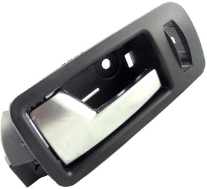 Front Left Chrome & Black Interior Door Handle (Dorman# 81695)
