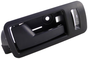 New Front Left Interior Door Handle Texture Black w/o Alum Trim - Dorman 81696