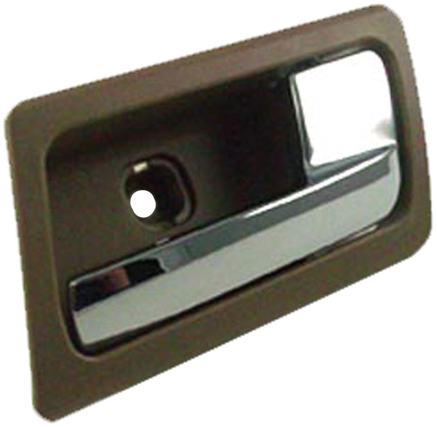New Front Right Interior Door Handle Chrome & Brown (Parchment) - Dorman 81697