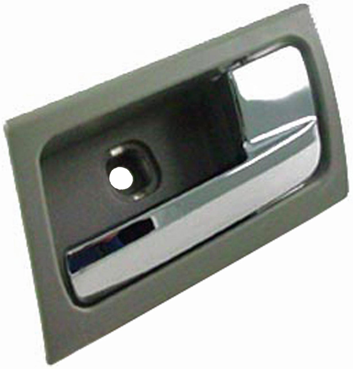 New Interior Door Handle - Front Right - Chrome & Gray (Flint) - Dorman 81698