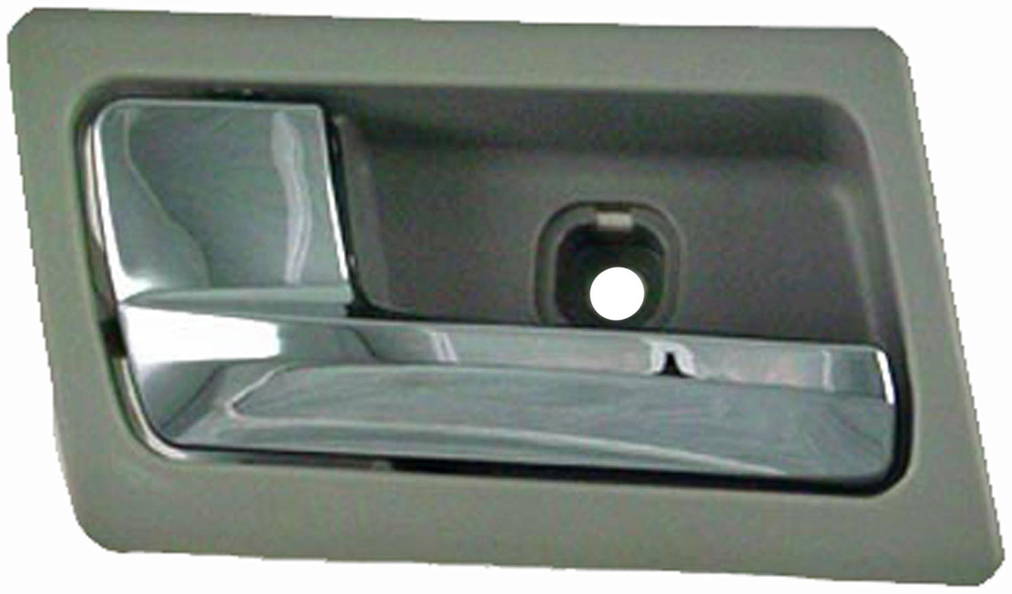 New Interior Door Handle - Front Left - Chrome & Gray (Flint) - Dorman 81700