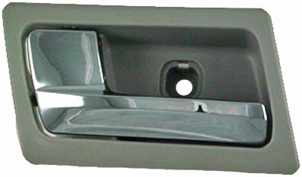 New Interior Door Handle - Front Left - Chrome & Gray (Flint) - Dorman 81700