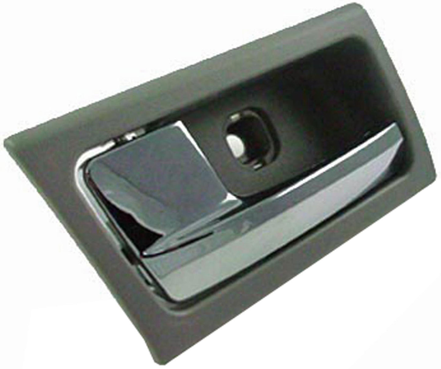 New Interior Door Handle - Front Left - Chrome & Gray (Flint) - Dorman 81700
