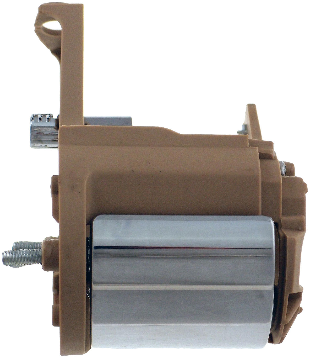 New Interior Door Handle - Front Right - Chrome & Beige (Camel) - Dorman 81705