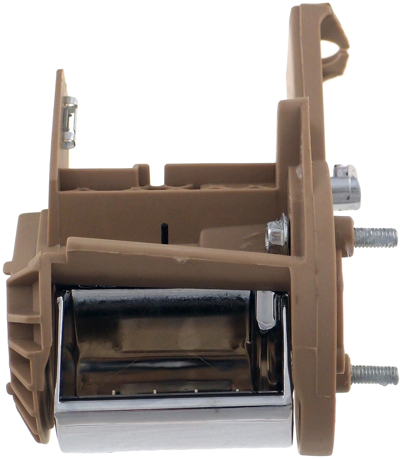 New Interior Door Handle - Front Right - Chrome & Beige (Camel) - Dorman 81705