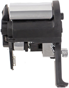 New Interior Door Handle - Front Right - Chrome & Black - Dorman 81706