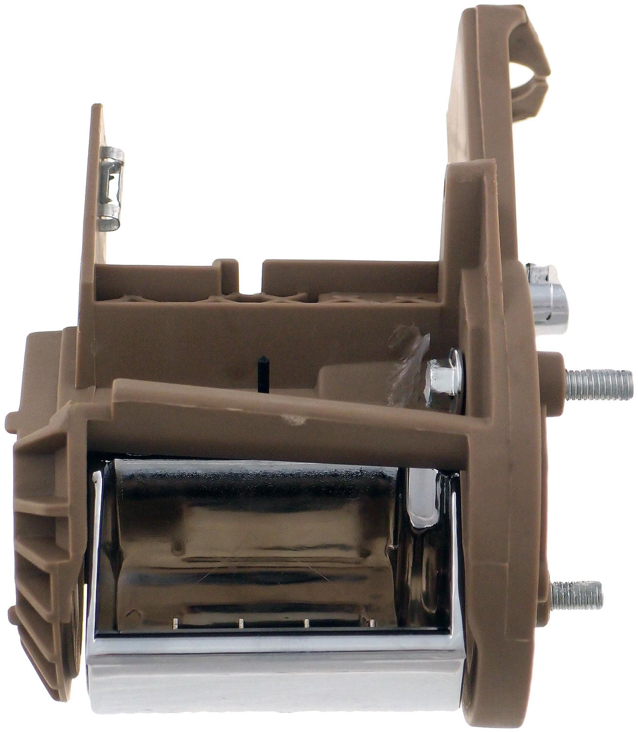 New Interior Door Handle - Front Right - Chrome & Brown - Dorman 81707