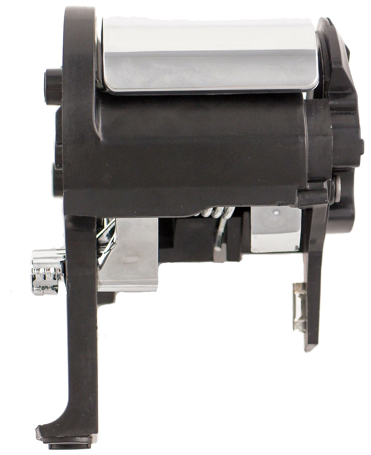 New Interior Door Handle - Front Left - Chrome Black - Dorman 81709