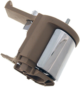 New Interior Door Handle - Front Left - Chrome & Brown - Dorman 81710