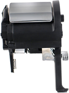 New Interior Door Handle - Rear Right - Chrome & Black - Dorman 81712