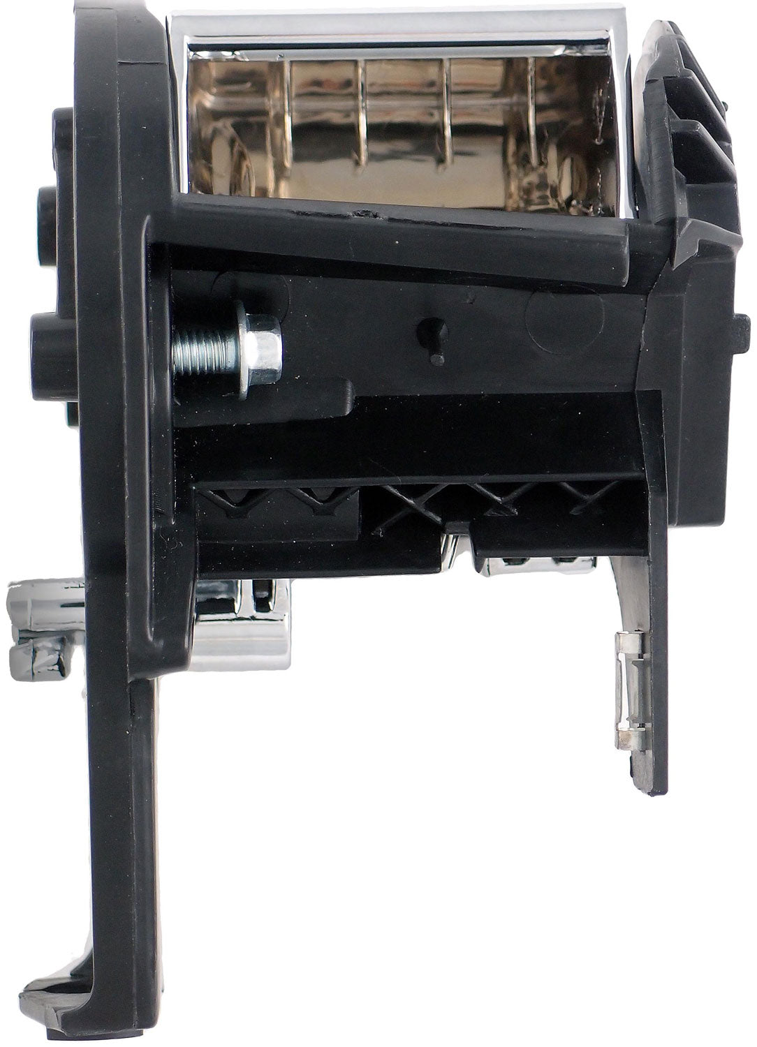 New Interior Door Handle - Rear Right - Chrome & Black - Dorman 81712