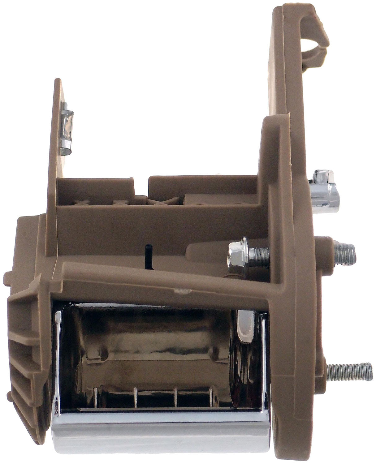 New Interior Door Handle - Rear Right - Chrome & Brown - Dorman 81713