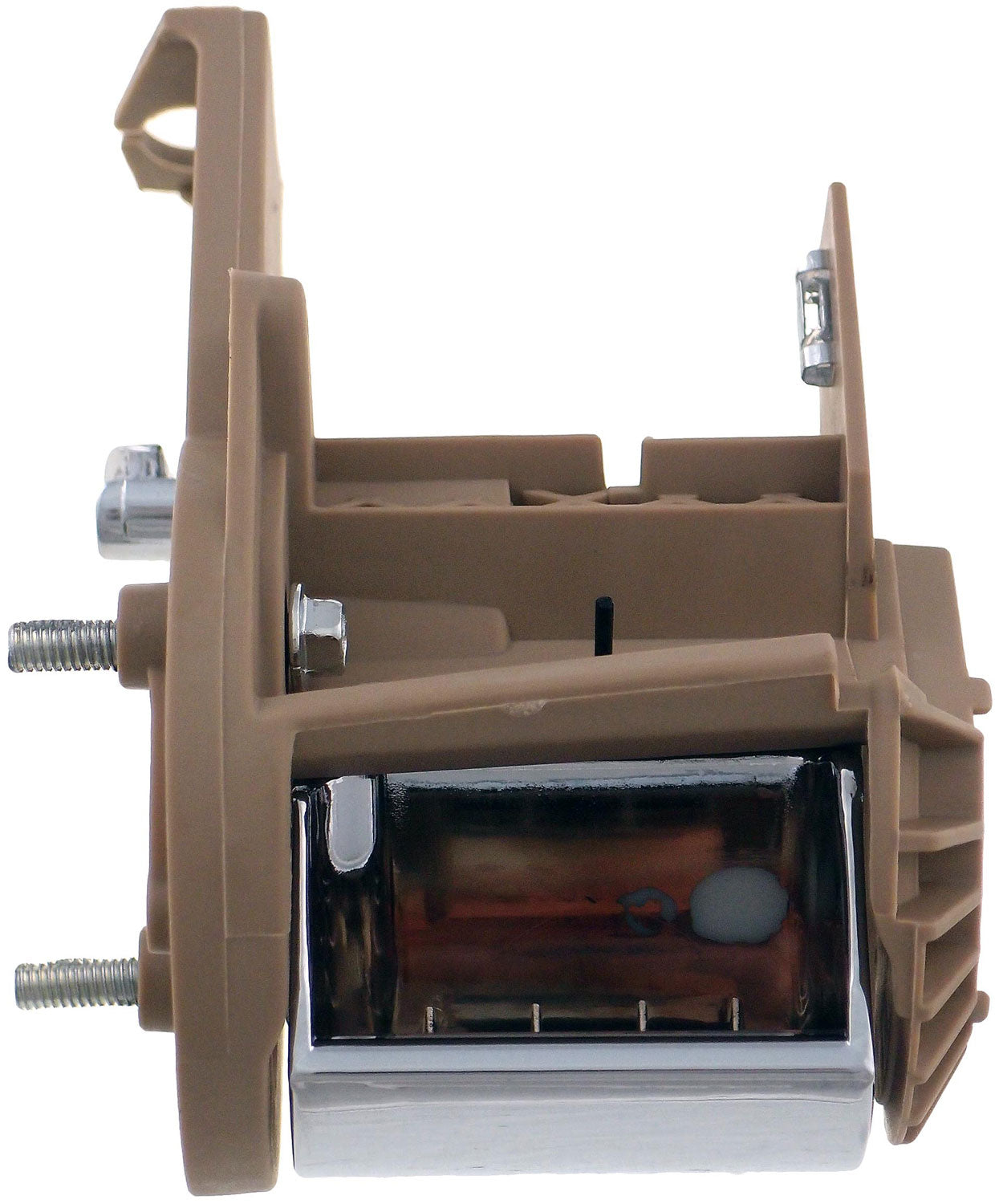 New Interior Door Handle - Rear Left - Chrome & Beige (Camel) - Dorman 81714