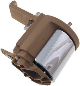 New Interior Door Handle - Rear Left - Chrome & Beige (Camel) - Dorman 81714