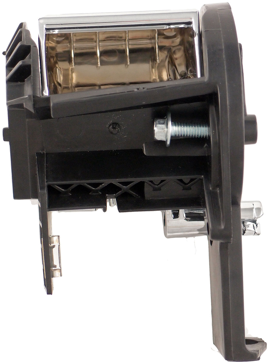 New Interior Door Handle - Rear Left - Chrome Lever+Black Housing - Dorman 81716