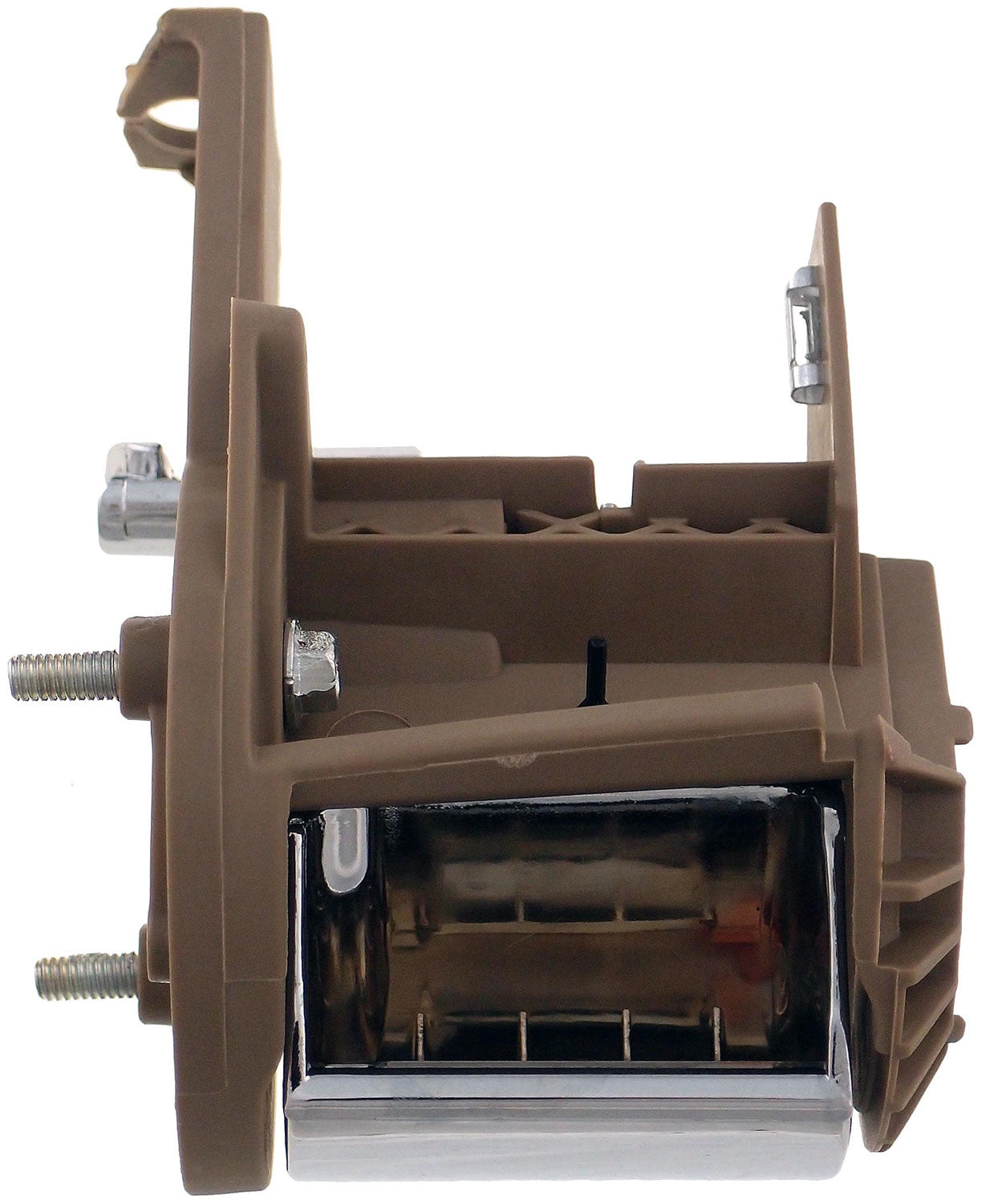 New Interior Door Handle - Rear Left - Chrome Lever+Brown Housing - Dorman 81717