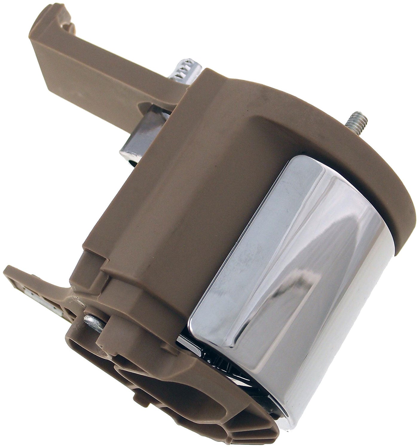 New Interior Door Handle - Rear Left - Chrome Lever+Brown Housing - Dorman 81717