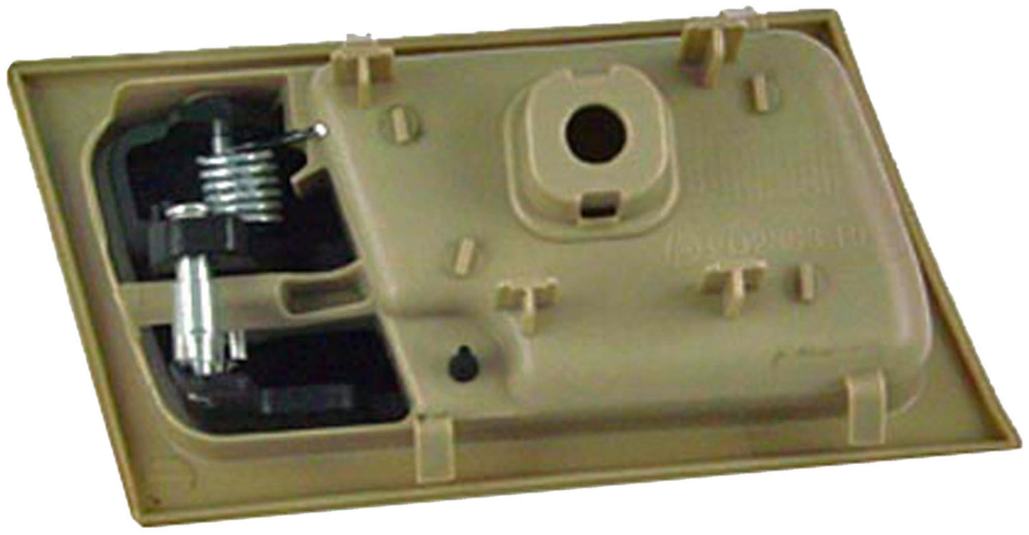 New Interior Door Handle - Front Right - Black & Beige (Camel) - Dorman 81728