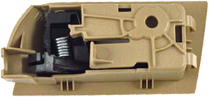 New Interior Door Handle - Rear Right - Black+Camel (Beige) - Dorman 81748