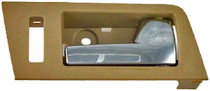 New Interior Door Handle - Front Right - Camel(Beige)+Chrome - Dorman 81751
