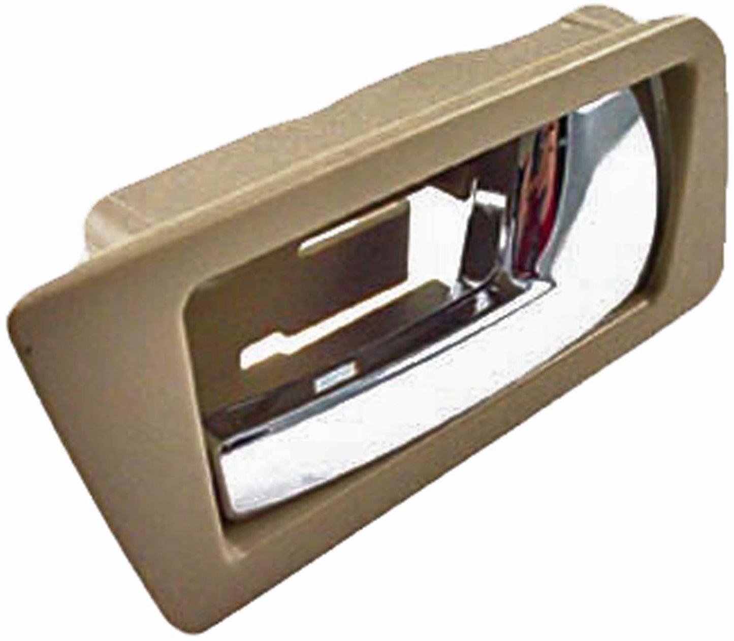 New Interior Door Handle - Rear Right - Camel(Beige)+Chrome - Dorman 81754
