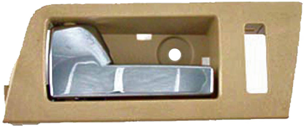 New Interior Door Handle - Front Left - Camel(Beige)+Chrome - Dorman 81763