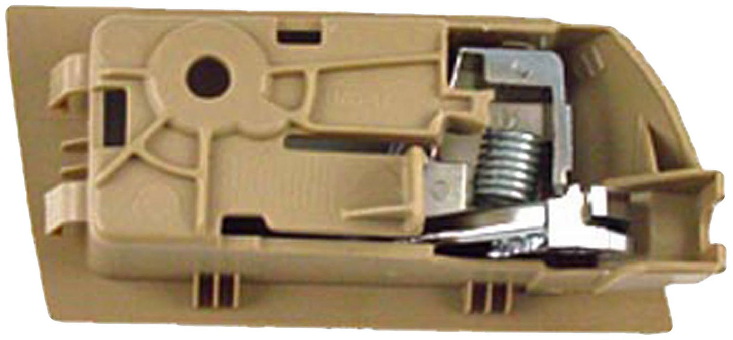 New Interior Door Handle - Rear Left - Camel(Beige)+Chrome - Dorman 81766
