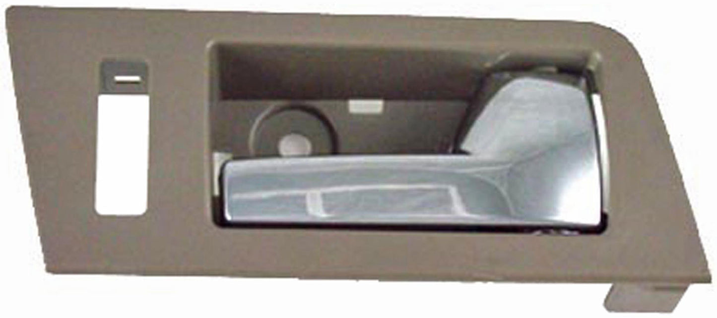New Interior Door Handle - Front Right - Stone(Gray)+Chrome - Dorman 81772
