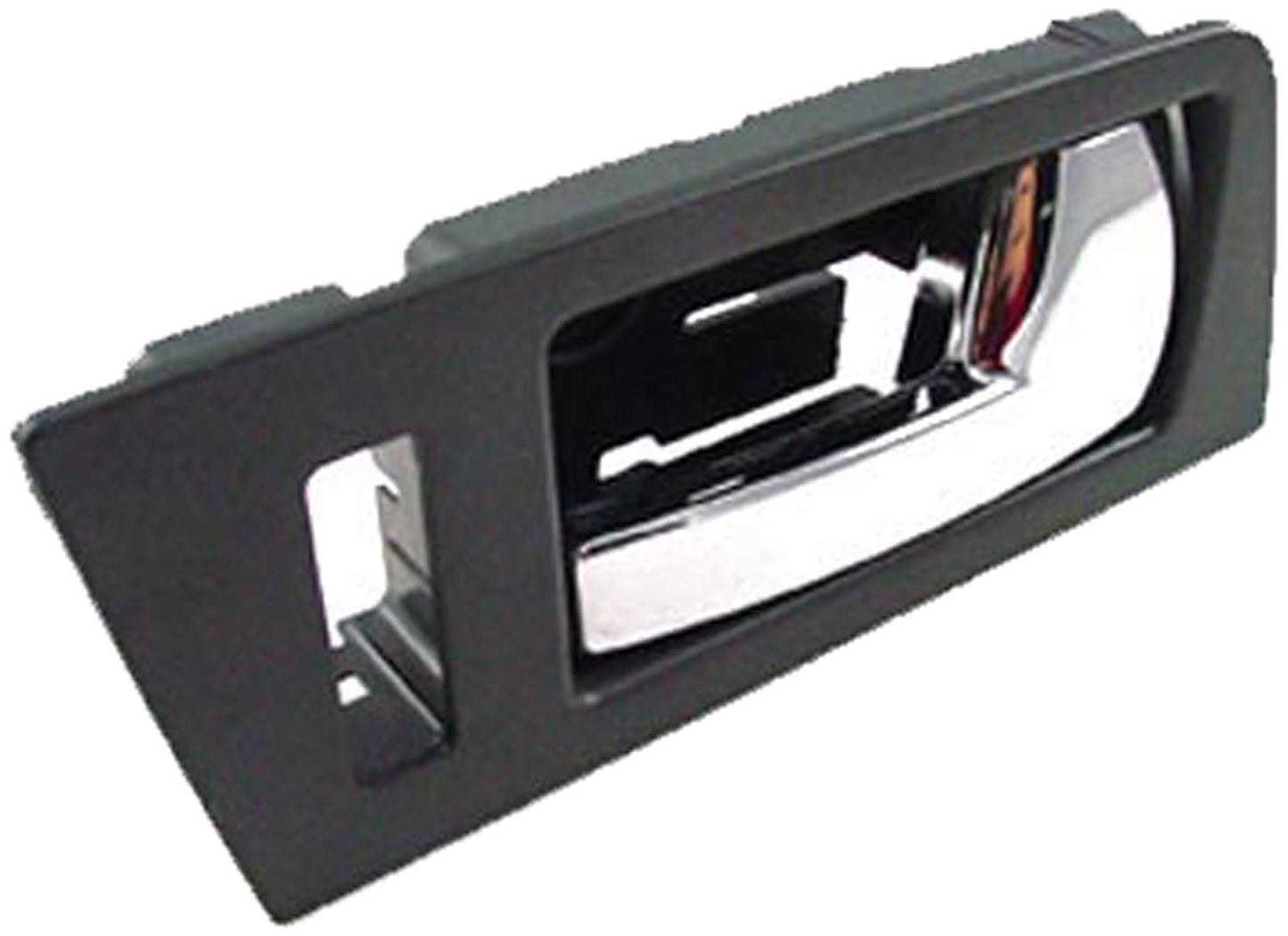 New Interior Door Handle - Front Right - Black+Chrome - Dorman 81773