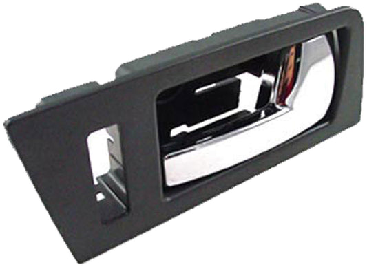 New Interior Door Handle - Front Right - Black+Chrome - Dorman 81773