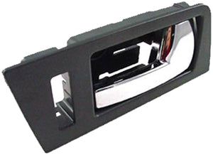 New Interior Door Handle - Front Right - Black+Chrome - Dorman 81773