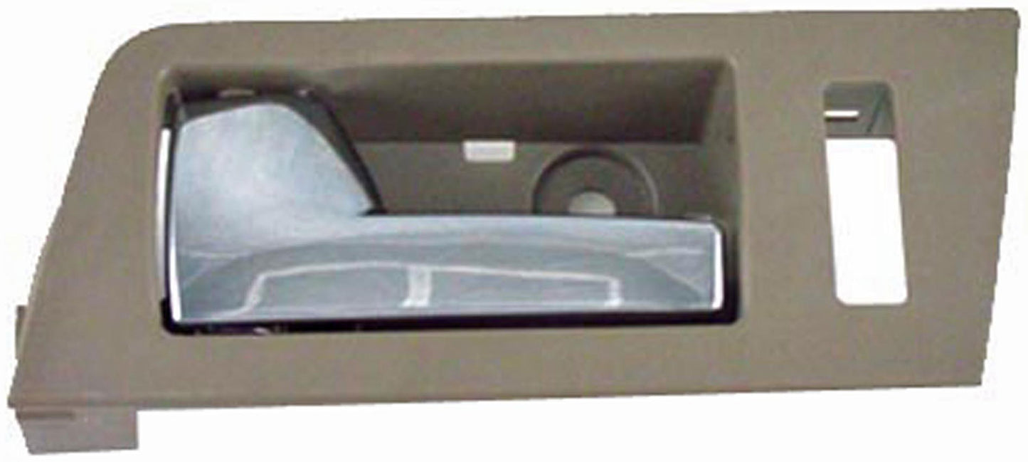New Interior Door Handle - Front Left - Stone(Gray)+Chrome - Dorman 81776