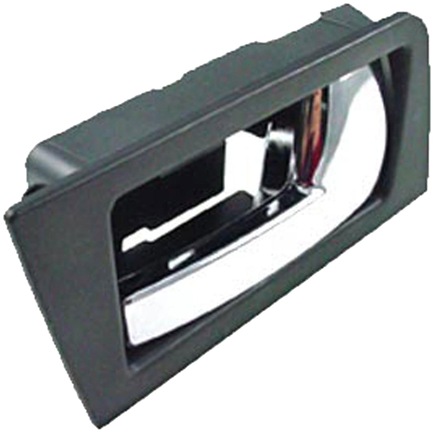 New Interior Door Handle - Rear Right - Black+Chrome - Dorman 81781