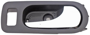 New Interior Door Handle - Rear Right - Chrome & Black (Ebony) - Dorman 81811