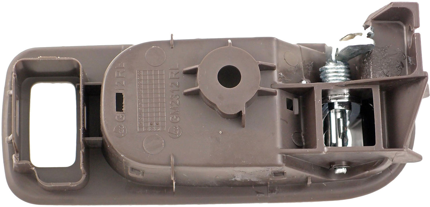New Interior Door Handle - Rear Left - Chrome & Brown (Cocoa) - Dorman 81812