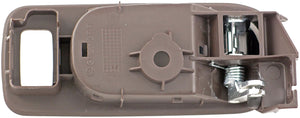 New Rear Right Interior Door Handle Chrome & Brown (Cocoa) - Dorman 81813