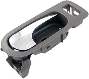 New Rear Right Interior Door Handle Chrome & Brown (Cocoa) - Dorman 81813