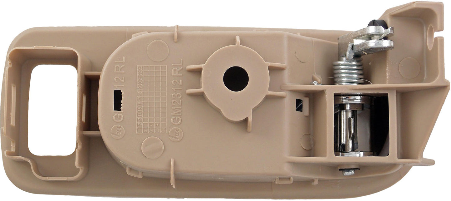 New Interior Door Handle - Rear Left - Chrome & Beige (Neutral) - Dorman 81814