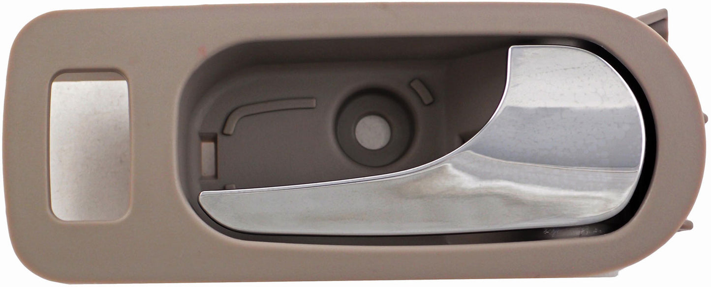 New Rear Right Interior Door Handle Chrome & Light Gray/Titanium - Dorman 81819