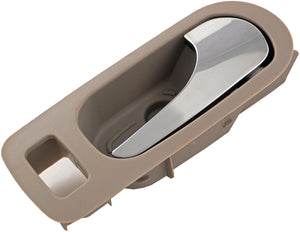New Rear Right Interior Door Handle Chrome & Light Gray/Titanium - Dorman 81819