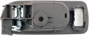 New Front Left Interior Door Handle Chrome & Brown (Cocoa) - Dorman 81822