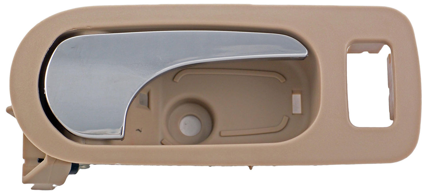New Interior Door Handle - Front Right - Chrome & Beige (Neutral) - Dorman 81825