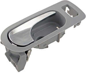 New Interior Door Handle - Front Right - Chrome & Gray - Dorman 81827