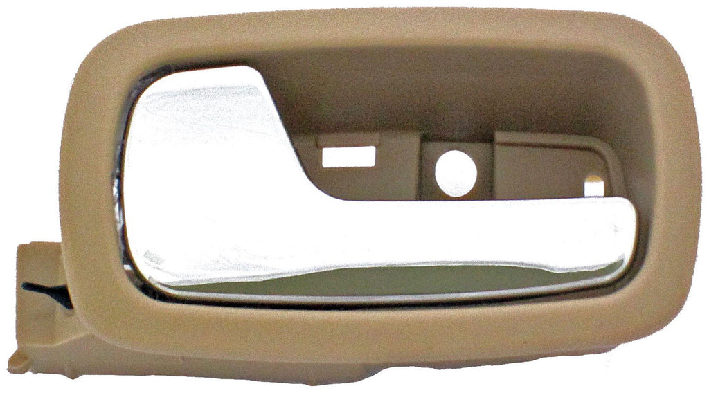 Interior Door Handle - Front Left - Chrome & Beige (Neutral) - Dorman 81854