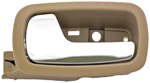 Interior Door Handle - Front Left - Chrome & Beige (Neutral) - Dorman 81854