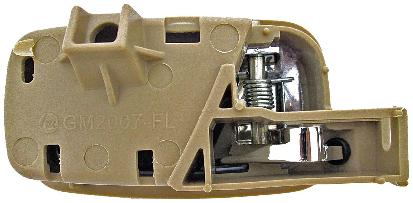 Interior Door Handle - Front Left - Chrome & Beige (Neutral) - Dorman 81854