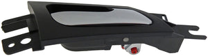 Interior Door Handle Rear Right Satin Chrome Lever/Black Housing - Dorman# 81895